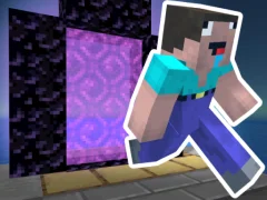 Cluiche Noob Steve Parkour ar líne