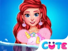 Cluiche Princess Turned Into Mermaid ar líne