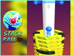 Cluiche Stack Bounce Ball 3d ar líne
