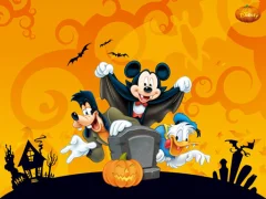 Cluiche Disney Halloween Jigsaw Puzzle ar líne