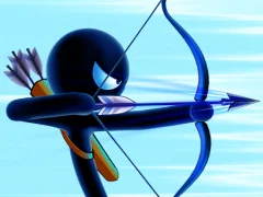 Cluiche Stickman Archer Warrior ar líne