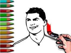 Cluiche Ronaldo Coloring Book ar líne