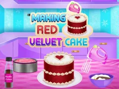 Cluiche Making Red Velvet Cake ar líne