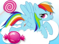 Cluiche Pony Candy Run ar líne
