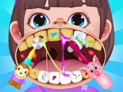 Cluiche Baby Hospital Dentist Caring ar líne