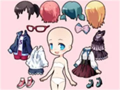Cluiche Chibi Anime Princess Doll ar líne