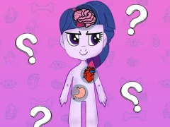 Cluiche My Little Pony Learning The Body ar líne