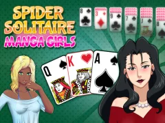 Cluiche Spider Solitaire Manga Girls ar líne