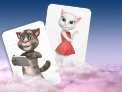 Cluiche My Talking Tom Memory Card Match ar líne