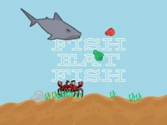 Cluiche Fish eat fish 2 player ar líne