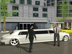 Cluiche Limo Taxi Driving Simulator: Limousine Car Games ar líne