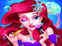 Cluiche Mermaid Princess Dress Up ar líne