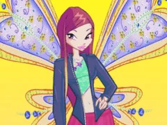 Cluiche Winx Roxy Dressup ar líne