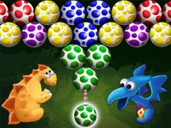 Cluiche Dino Eggs Bubble Shooter ar líne