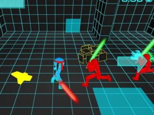 Cluiche Stickman Neon Sword Troid ar líne