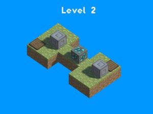 Cluiche Bloc pusher voxel world 3D ar líne