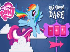 Cluiche Bump Cloud Cloud Dash Rainbow ar líne