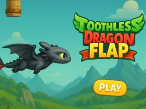 Cluiche Flap Dragon Toothless ar líne