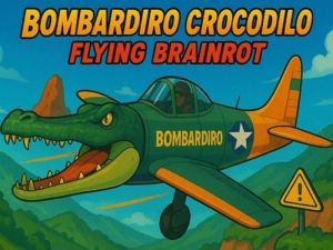 Cluiche Bombardiro Crocodilo Flying Brainrot ar líne