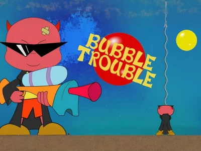 Cluiche Bubble Trouble ar líne