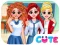 Cluiche BFF Princess Back To School ar líne