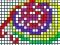 Cluiche Pixel Draw ar líne