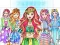Cluiche Girl Coloring Dress Up Games ar líne
