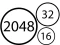 Cluiche Merge Numbers 2048 ar líne
