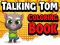 Cluiche Talking Tom Coloring Books ar líne