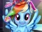 Cluiche Rainbow pony real haircuts ar líne
