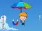 Cluiche Umbrella Falling Guy ar líne