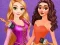 Cluiche Disney Princesses Rainbow Dresses ar líne