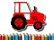 Cluiche Easy Kids Coloring Tractor ar líne