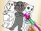 Cluiche Kitty Coloring Book ar líne
