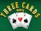 Cluiche Three cards monte ar líne