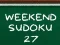 Cluiche Weekend Sudoku 27 ar líne