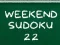 Cluiche Weekend Sudoku 22 ar líne