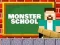 Cluiche Monster School: Roller Coaster & Parkour ar líne