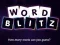 Cluiche Word Blitz ar líne