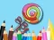 Cluiche Coloring Book: Lollipop ar líne