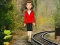 Cluiche Girl Escape From Railway Track ar líne