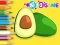 Cluiche Coloring Book: Avocado Fruit ar líne