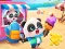 Cluiche Jigsaw Puzzle: Baby Panda Ice Cream Car ar líne