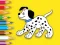 Cluiche Coloring Book: Cute Spotted Dog ar líne