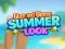 Cluiche Glam And Glossy Summer Look ar líne