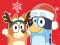 Cluiche Jigsaw Puzzle: Bluey Christmas Gift ar líne