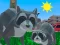 Cluiche Raccoon Adventure City Simulator 3d ar líne
