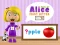 Cluiche World of Alice First Letter ar líne