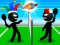 Cluiche Stickman Sports Badminton ar líne