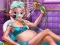 Cluiche Pregnant Ice Queen Bath Care ar líne